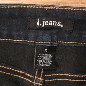 D jeans Capri jeans